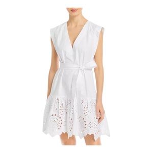 Derek Lam 10 Crosby Lee Eyelet Cotton Dress